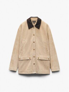 100% Calf Suede rag & bone Jacket XL